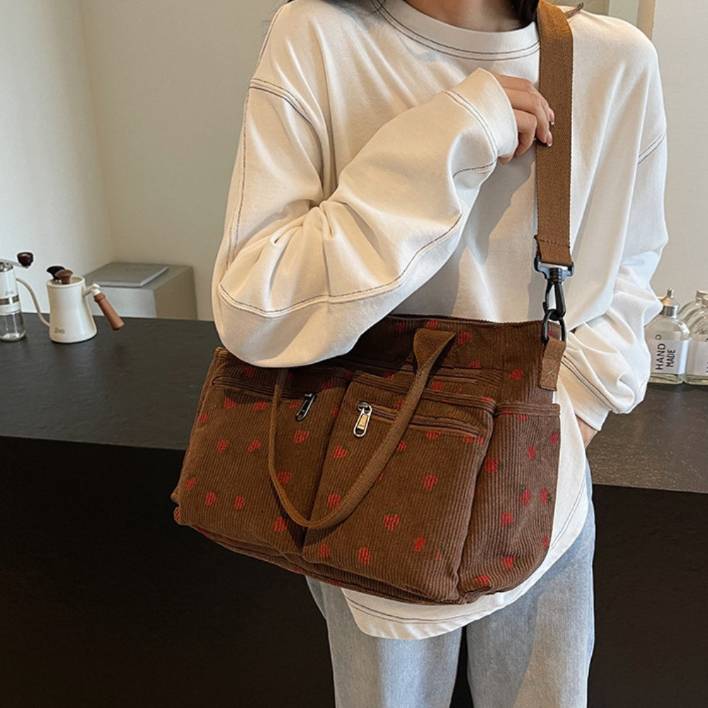 Kanna | Velours Côtelé et Fraise